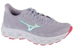Buty do biegania damskie, Wave Sky 8. Białe obuwie sportowe damskie Mizuno, bez wzorów, z materiału, do biegania, mizuno wave. Za 649.99 zł.