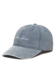 Guess Jeans Czapka z daszkiem M6GZB4 WF8V1 Niebieski. Niebieskie rękawiczki męskie Guess Jeans, z aplikacjami, z bawełny. Za 169.99 zł.