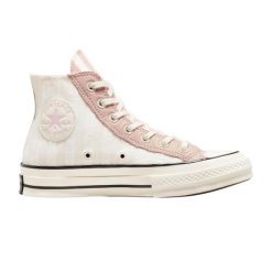 Buty do chodzenia damskie Converse Chuck 70 Hi Striped Terry. Białe obuwie sportowe damskie Converse, bez wzorów, trekkingowe. Za 312.00 zł.