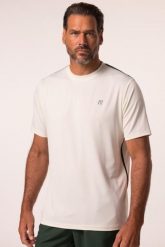 Męska Koszulka funkcyjna tennis rękaw 1/2 kontrastowe paski QuickDry. Białe paski damskie JAY-PI, bez wzorów, z dżerseju, sportowe. Za 179.99 zł.