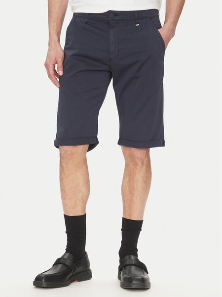 KARL LAGERFELD Szorty materiałowe 265812 552829 Granatowy Regular Fit. Niebieskie szorty męskie KARL LAGERFELD, m, bez wzorów, z bawełny. Za 399.99 zł.