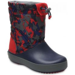 Crocs Śniegowce Crocband Lodge Point Graphic Kids Navy/Pepper 29,5. Buty zimowe dziewczęce Crocs. W wyprzedaży za 179.00 zł.