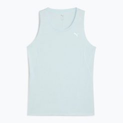 Koszulka do biegania damska PUMA Run Velocity Tank Triblend. Niebieskie koszulki sportowe damskie Puma, bez wzorów, sportowe, bez kołnierzyka. Za 89.99 zł.
