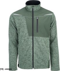 CERVA Sweter męski CERVA Stirling Stretch z suwakiem, kieszeniami bocznymi i napiersiową, odblaskowy, dziany, trykotowy - zielony 4XL. Zielone bluzy męskie CERVA, m, bez wzorów, bez kaptura. Za 120.45 zł.