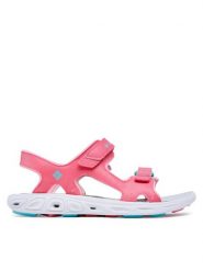 Columbia Sandały Yputh Techsun Vent BY4566 Różowy. Czerwone sandały dziewczęce Columbia, ze skóry, bez zapięcia. Za 142.79 zł.