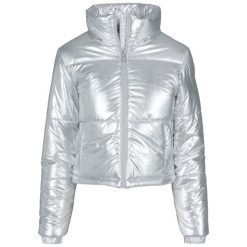 Damska kurtka Urban Classic Metalic Gt Parka. Szare kurtki damskie Urban Classics, na zimę, l, bez wzorów, bez kaptura. W wyprzedaży za 282.50 zł.