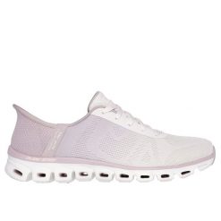 Tenisówki Skechers Glide-step Excite. Brązowe trampki i tenisówki damskie Skechers, bez wzorów, casualowe, bez zapięcia. Za 390.99 zł.