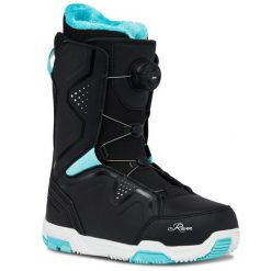Buty snowboardowe Raven Galla MOZ. Czarne obuwie sportowe damskie RAVEN, bez wzorów, snowboardowy. Za 799.00 zł.