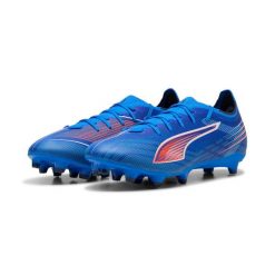 Buty piłkarskie męskie PUMA Ultra 6 Match FG/AG. Niebieskie buty sportowe męskie Puma, bez zapięcia, do piłki nożnej. Za 209.99 zł.