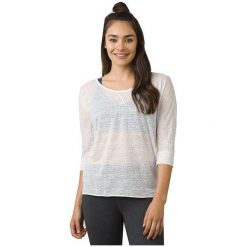 Prana Koszulka damska Tranquil Top White (rozmiar M). Białe koszulki sportowe damskie PrAna, m, bez wzorów, bez kołnierzyka, bez ramiączek, climacool (adidas). W wyprzedaży za 114.00 zł.