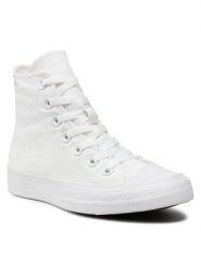 Converse Trampki Chuck Taylor All Star Classic 1U646 Biały. Białe trampki męskie Converse, bez wzorów, z materiału, retro, bez zapięcia. Za 249.99 zł.