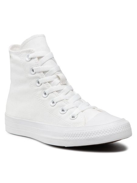 Converse Trampki Chuck Taylor All Star Classic 1U646 Biały. Białe trampki męskie Converse, bez wzorów, z materiału, retro, bez zapięcia. Za 260.99 zł.