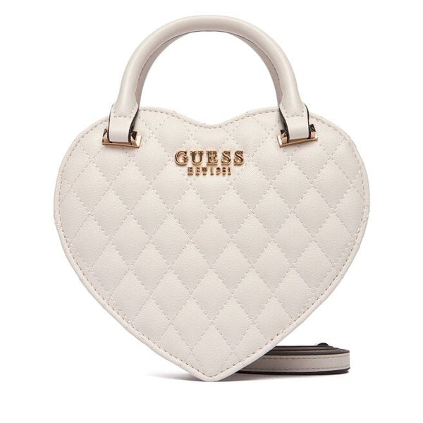 Torebka Guess. Białe torebki do ręki damskie Guess, z aplikacjami, klasyczne, bez dodatków. Za 324.99 zł.