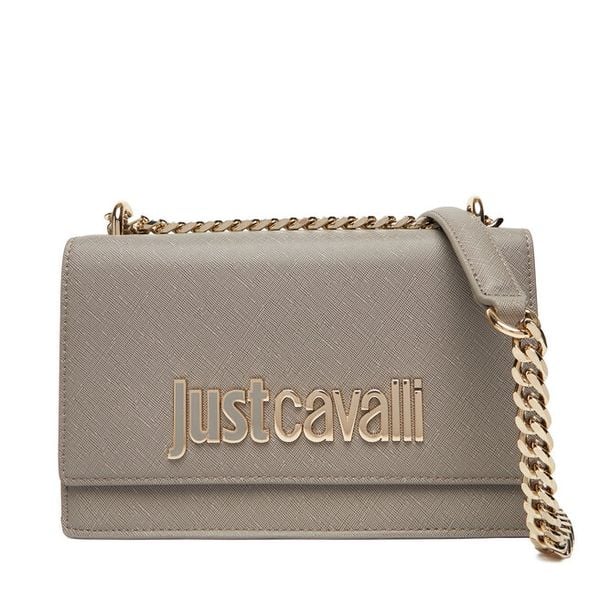 Torebka Just Cavalli. Szare torebki do ręki damskie Just Cavalli, bez wzorów, wizytowe, bez dodatków. Za 469.99 zł.