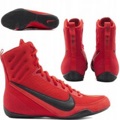 Nike Machomai 3 HF7333-600 Czerwone 42,5. Czerwone buty sportowe męskie Nike, bez zapięcia. Za 405.00 zł.