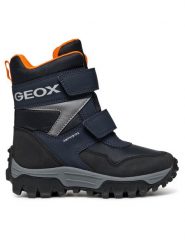 Geox Śniegowce J Himalaya Boy B Abx J46FRE 0FU50 C4002 M Granatowy. Niebieskie buty zimowe chłopięce Geox, bez wzorów, ze skóry, bez zapięcia. Za 379.99 zł.