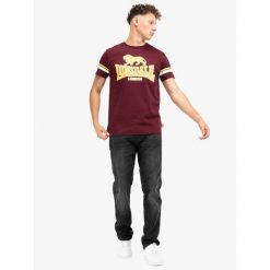 T-shirt regularny Lonsdale Methley. Niebieskie t-shirty męskie Lonsdale, s, bez wzorów, z bawełny, bez kołnierzyka. Za 136.00 zł.
