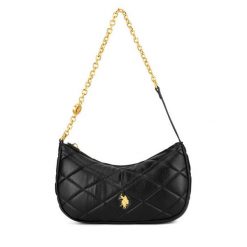 Torebka U.S. Polo Assn. Czarne torebki do ręki damskie U.S. Polo Assn., bez wzorów, klasyczne, bez dodatków. Za 167.99 zł.