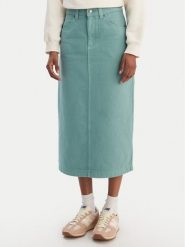 Quiksilver Spódnica jeansowa Mason EQWWK03027 Turkusowy Regular Fit. Niebieskie spódnice damskie Quiksilver, l, bez wzorów, z bawełny. Za 269.99 zł.