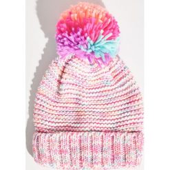 Kolorowa czapka z pomponem - Wielobarwn. Różowe czapki i kapelusze damskie Sinsay. Za 24.99 zł.