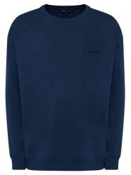 Tommy Hilfiger Bluza Terry UM0UM03910 Granatowy Regular Fit. Niebieskie bluzy męskie Tommy Hilfiger, m, bez wzorów, z bawełny, bez kaptura. Za 289.99 zł.