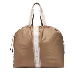 Torebka EA7 Emporio Armani. Brązowe torebki do ręki damskie EA7 Emporio Armani, bez wzorów, klasyczne, bez dodatków. Za 419.99 zł.