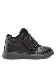 Nelli Blu Sneakersy CM211220-52 Czarny. Czarne buty sportowe dziewczęce Nelli Blu, bez wzorów, ze skóry, bez zapięcia. Za 139.99 zł.