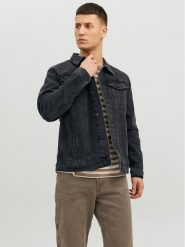 Jack & Jones Kurtka jeansowa Jean 12223613 Czarny Regular Fit. Czarne kurtki męskie Jack & Jones, m, bez wzorów, z bawełny, bez kaptura. Za 199.99 zł.