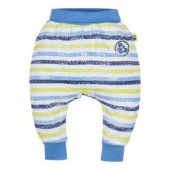 G-Mini Chłopięce Spodnie Dresowe Małpka, 62, Niebieskie/Zielone. Spodnie sportowe dla chłopców marki Blue Seven. Za 35.00 zł.