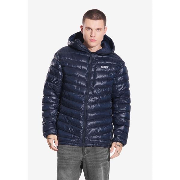 Kurtka turystyczna męska Prosto Synthetic. Niebieskie kurtki męskie Prosto., m, bez wzorów, bez kaptura. Za 424.99 zł.