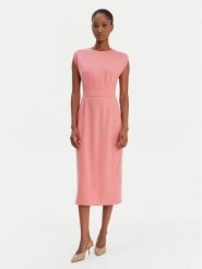 BOSS Sukienka codzienna Detira 50551898 Czerwony Slim Fit. Czerwone sukienki damskie Boss, na co dzień, bez wzorów, bez kołnierzyka, bez ramiączek, proste. Za 1,699.00 zł.