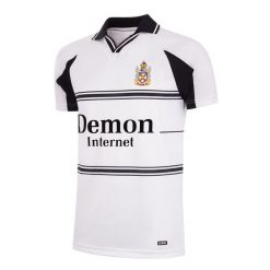 Koszulka retro piłkarska dla dorosłych - Fulham FC 1999-00 - Biały. Białe koszulki sportowe męskie COPA FOOTBALL, s, bez wzorów, bez kołnierzyka, bez ramiączek, do piłki nożnej. Za 339.19 zł.