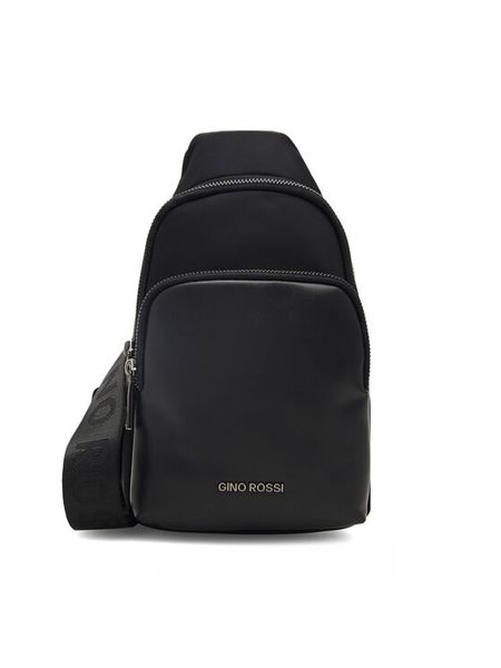 Gino Rossi Torebka C-GIN-E-029-05 Czarny. Czarne saszetki męskie Gino Rossi, z materiału. Za 119.99 zł.