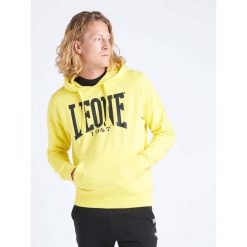 Męska bluza z kapturem Leone 1947 Apparel. Żółte buty sportowe męskie LEONE 1947 APPAREL, z tkaniny, bez zapięcia, na fitness i siłownię. W wyprzedaży za 139.75 zł.