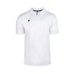 Koszulka polo męska z krótkim rękawem Acay: innowacyjna technologia dla optymaln. Białe koszulki polo męskie IZAS, m, bez wzorów, bez ramiączek. W wyprzedaży za 160.83 zł.