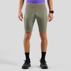 Spodenki męskie Odlo X-ALP TRAIL CARGO Tights short. Zielone krótkie spodenki sportowe męskie Odlo, m, bez wzorów, do biegania. Za 399.99 zł.
