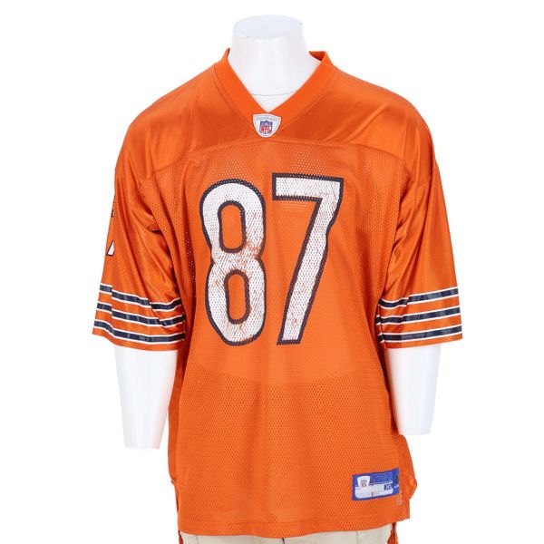 Męska koszulka NFL Chicago Bears. Brązowe koszulki sportowe męskie Reebok, m, bez wzorów, z jersey, bez kołnierzyka, bez ramiączek, do piłki nożnej. Za 127.76 zł.