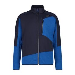 Bluza męska turystyczna CMP 34E2627. Niebieskie bluzy męskie CMP, l, bez wzorów, z materiału, bez kaptura. Za 249.99 zł.