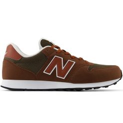 Buty męskie New Balance GM500OBY – brązowe. Brązowe buty sportowe męskie New Balance, z gumy, bez zapięcia. Za 169.99 zł.