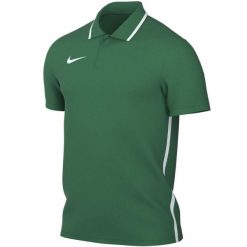 Męska koszulka polo Nike Dri-FIT Park 26 zielona. Brązowe koszulki polo męskie Nike, m, bez wzorów, z poliesteru, sportowe, bez ramiączek. Za 89.99 zł.