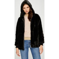 Trussardi Jeans - Kurtka. Czarne kurtki damskie TRUSSARDI JEANS, z elastanu. W wyprzedaży za 1,199.00 zł.