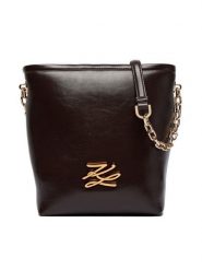 KARL LAGERFELD Torebka A4W30103 Brązowy. Brązowe torebki do ręki damskie KARL LAGERFELD, bez wzorów, ze skóry, bez dodatków. Za 1,039.00 zł.
