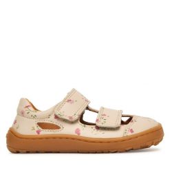 Sandały Froddo. Brązowe sandały dziewczęce Froddo, bez zapięcia. Za 339.99 zł.