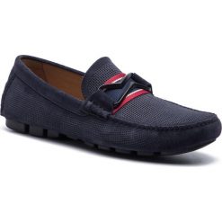 Mokasyny KAZAR - Maderas 39293-02-19 Navy. Niebieskie mokasyny męskie Kazar, z materiału, bez zapięcia. W wyprzedaży za 289.00 zł.