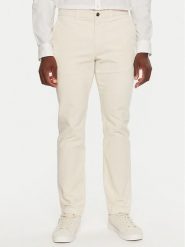 Tommy Hilfiger Spodnie materiałowe MW0MW32932 Écru Regular Fit. Spodnie materiałowe męskie Tommy Hilfiger, m, bez wzorów, z materiału. Za 449.99 zł.
