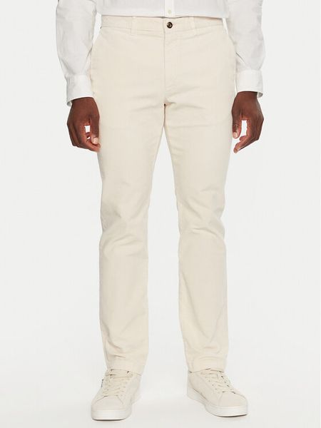 Tommy Hilfiger Spodnie materiałowe MW0MW32932 Écru Regular Fit. Spodnie materiałowe męskie Tommy Hilfiger, m, bez wzorów, z materiału. Za 359.99 zł.