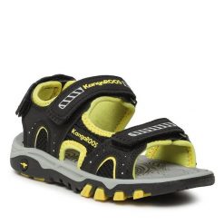 Sandały KangaRoos. Czarne sandały chłopięce KangaRoos, bez zapięcia. Za 139.99 zł.