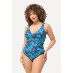 Damski Kostium kąpielowy papugi miękkie miseczki. Zielone kostiumy jednoczęściowe damskie Ulla Popken, l, bez wzorów, z elastanu, sportowe, plus size, do pływania. Za 294.99 zł.