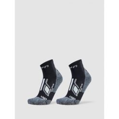 Trekking Approach Low Socks (2 pairs). Czarne skarpety męskie UYN, bez wzorów. Za 159.99 zł.