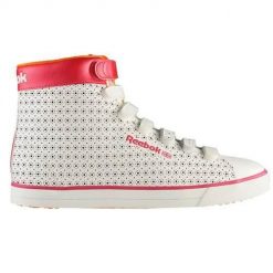 Buty do chodzenia damskie Reebok Straptastik Mid. Białe obuwie sportowe damskie Reebok, bez wzorów, z materiału, trekkingowe. W wyprzedaży za 254.25 zł.